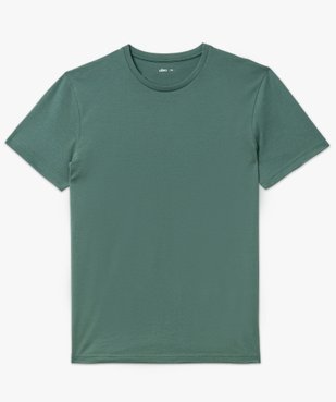 Tee-shirt à manches courtes et col rond homme vue4 - GEMO 4G HOMME - GEMO