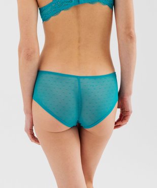 Shorty en dentelle et tulle femme (lot de 2) vue2 - GEMO(HOMWR FEM) - GEMO