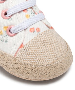 Chaussons de naissance bébé fille à motif fleuri bohème vue6 - GEMO 4G BEBE - GEMO