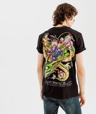 Tee-shirt manches courtes imprimé devant et dos homme - Dragon Ball vue5 - DRAGON BALL Z - GEMO