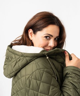 Manteau matelassé à capuche femme grande taille vue10 - GEMO 4G GT - GEMO