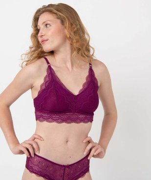 Soutien-gorge post-opératoire en dentelle vue1 - GEMO(HOMWR FEM) - GEMO