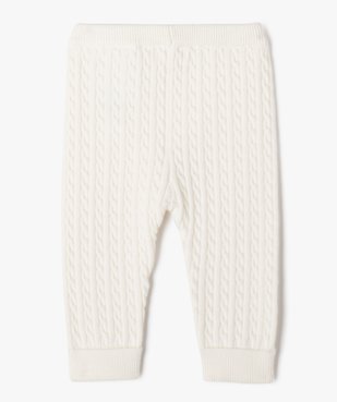 Pantalon en maille torsadée unie bébé (lot de 2) vue4 - GEMO(BB COUCHE) - GEMO