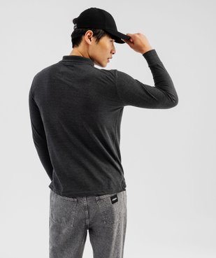 Polo manches longues en coton homme - Tokyo Laundry vue3 - TOKYO LAUNDRY - GEMO