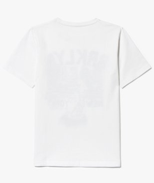 Tee-shirt en coton imprimé vue3 - GEMO (JUNIOR) - GEMO