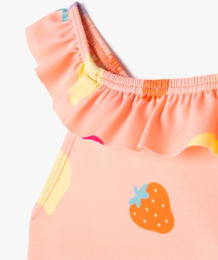 Maillot de bain 2 pièces à motifs fruits bébé fille vue2 - GEMO 4G BEBE - GEMO