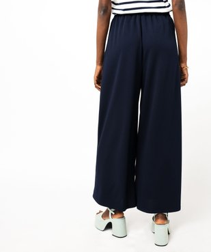 Pantalon large à pinces femme vue3 - GEMO(FEMME PAP) - GEMO