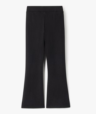 Pantalon en maille extensible coupe flare fille vue3 - GEMO (JUNIOR) - GEMO