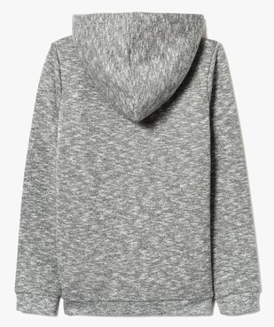 Sweat fille zippé à capuche avec doublure douillette vue2 - GEMO (JUNIOR) - GEMO