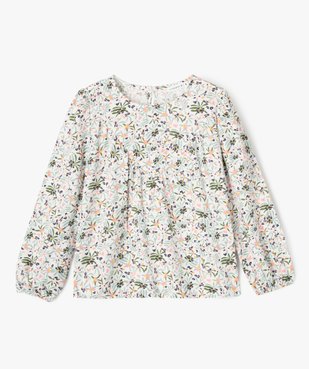 Blouse manches longues fleurie fille - LuluCastagnette vue2 - LULUCASTAGNETTE - GEMO