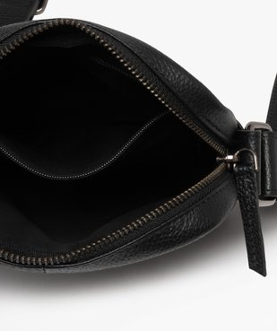 Pochette en cuir à bandoulière ajustable homme vue3 - GEMO (ACCESS) - GEMO