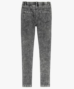 Jegging fille bleached avec passants vue2 - GEMO (JUNIOR) - GEMO