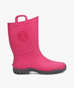 Bottes de pluie fille unies à anses - Boatilus vue1 - BOATILUS - GEMO