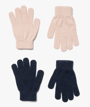 Gants en maille fille (lot de 2) vue1 - GEMO (ENFANT) - GEMO