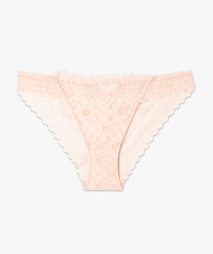 Culotte en dentelle fleurie femme vue4 - GEMO(HOMWR FEM) - GEMO