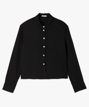 Chemise coupe courte à motifs ton sur ton femme vue4 - GEMO(FEMME PAP) - GEMO