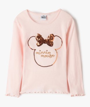 Tee-shirt fille avec motifs Minnie en sequins - Disney vue1 - MINNIE - GEMO