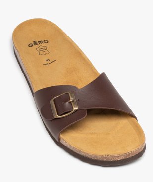 Sandales homme avec large bride à boucle vue5 - GEMO (CASUAL) - GEMO