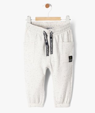 Pantalon en maille intérieur molletonné bébé garçon - LuluCastagnette vue1 - LULUCASTAGNETTE - GEMO