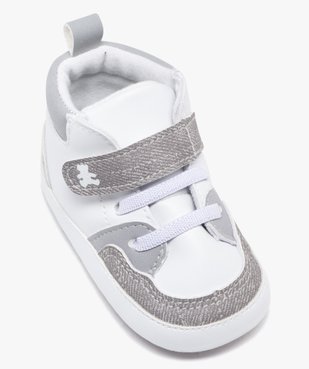 Chaussons de naissance en toile bébé garçon  vue5 - LULU G4G - GEMO