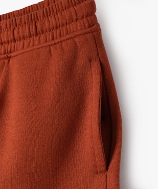 Pantalon de jogging molletonné avec poches à rabat garçon vue2 - GEMO (ENFANT) - GEMO