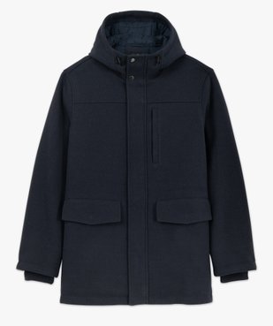 Manteau à capuche duffle-coat en matière douce homme vue4 - GEMO (HOMME) - GEMO