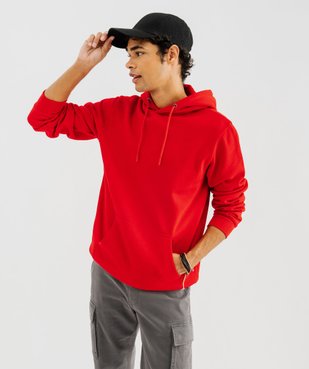 Sweat à capuche intérieur molletonné homme vue2 - GEMO 4G HOMME - GEMO