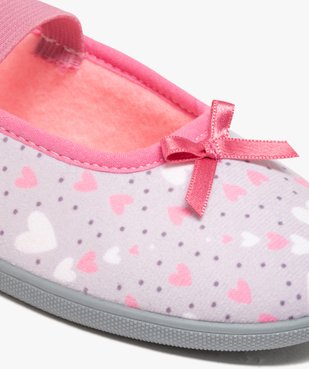 Chaussons ballerines motifs coeurs fille vue6 - GEMO (ENFANT) - GEMO