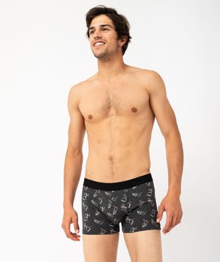 Boxer en coton stretch à motifs homme (lot de 2) vue1 - GEMO 4G HOMME - GEMO