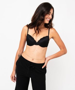 Soutien-gorge corbeille en dentelle à armatures vue1 - GEMO(HOMWR FEM) - GEMO