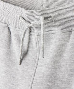 Bermuda en maille molletonnée avec ceinture ajustable garçon vue2 - GEMO (JUNIOR) - GEMO