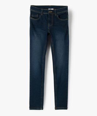 Jean garçon ultra skinny stretch avec plis aux hanches vue1 - GEMO (JUNIOR) - GEMO