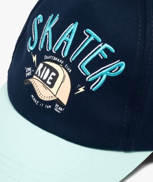 Casquette bicolore à motif skate brodé garçon vue6 - GEMO (ENFANT) - GEMO