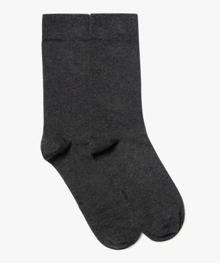 Chaussettes fines tige haute homme (lot de 2) vue1 - GEMO(HOMWR HOM) - GEMO