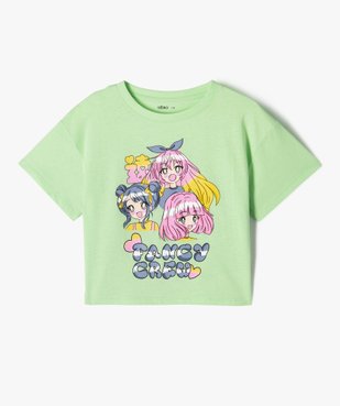 Tee-shirt à manches courtes avec motif girly vue1 - GEMO 4G FILLE - GEMO