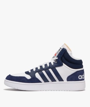 Baskets homme mid-cut Hoops à lacets - Adidas vue2 - ADIDAS - GEMO