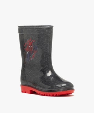 Bottes de pluie garçon à semelle contrastante - Spiderman vue2 - SPIDERMAN - GEMO