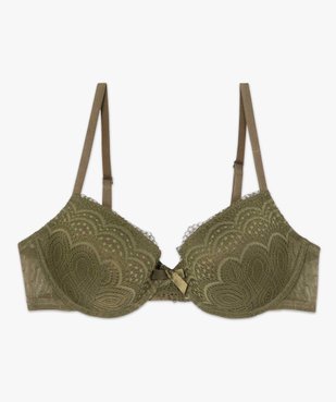 Soutien-gorge corbeille en dentelle à armatures vue3 - GEMO(HOMWR FEM) - GEMO