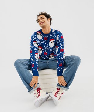 Pull de Noël motifs jacquard homme vue5 - GEMO (HOMME) - GEMO