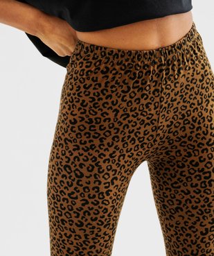 Legging à motifs léopard femme vue4 - GEMO(FEMME PAP) - GEMO