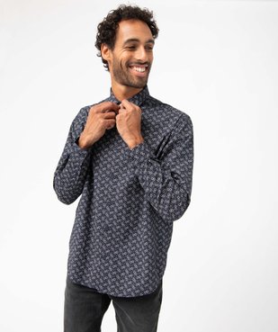 Chemise homme à motifs fleuris vue1 - GEMO (HOMME) - GEMO