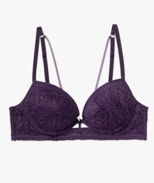 Soutien-gorge push-up avec brides velours vue4 - GEMO(HOMWR FEM) - GEMO