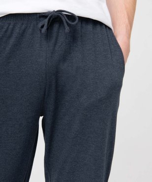 Pantalon de pyjama en jersey à taille élastique homme vue3 - GEMO(HOMWR HOM) - GEMO