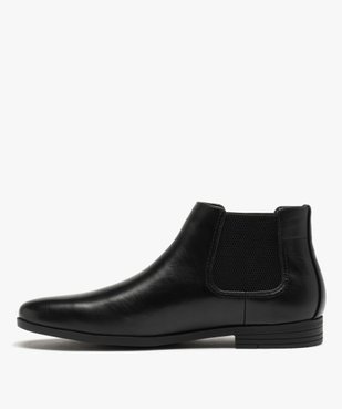 Chelsea boots avec élastiques texturés homme vue4 - MARIO BALDANO - GEMO