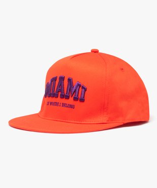 Casquette mixte avec inscription « Miami » brodée vue1 - GEMO (JUNIOR) - GEMO