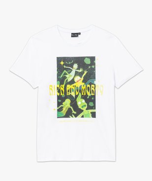 Tee-shirt manches courtes en coton imprimé homme - Rick & Morty vue4 - RICK ET MORTY - GEMO