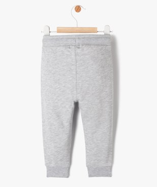 Pantalon de jogging avec ceinture bord-côte bébé garçon vue3 - GEMO 4G BEBE - GEMO