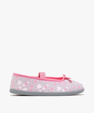 Chaussons ballerines motifs coeurs fille vue1 - GEMO (ENFANT) - GEMO