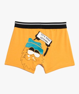 Boxer garçon imprimés en coton stretch (lot de 2) vue2 - GEMO 4G GARCON - GEMO