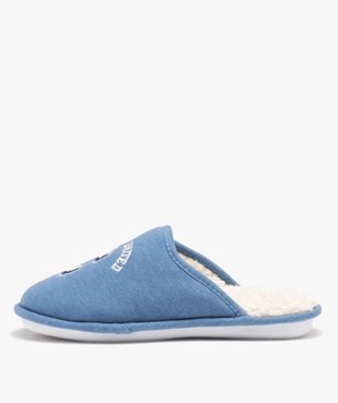 Chaussons mules avec doublure bouclette femme - Camps United  vue3 - CAMPS UNITED - GEMO